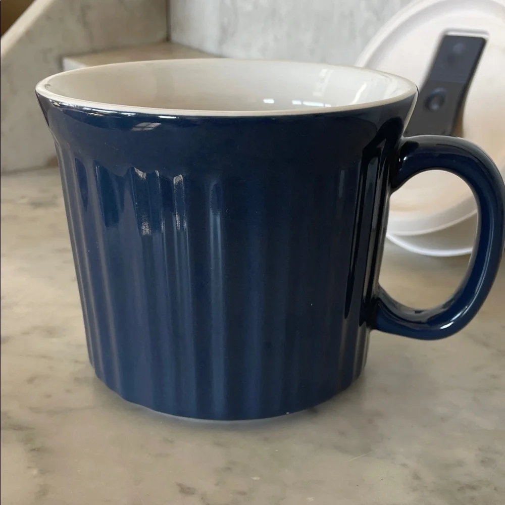 CORNINGWARE Blue Meal Mug with Vented Steam Lid 20 ounces